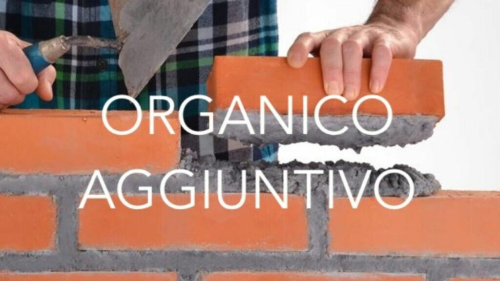 Organico straordinario aggiuntivo: la nota