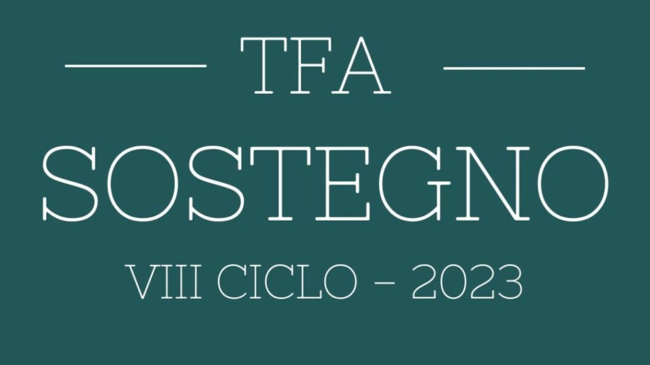 TFA sostegno emanato il decreto 2022.2023