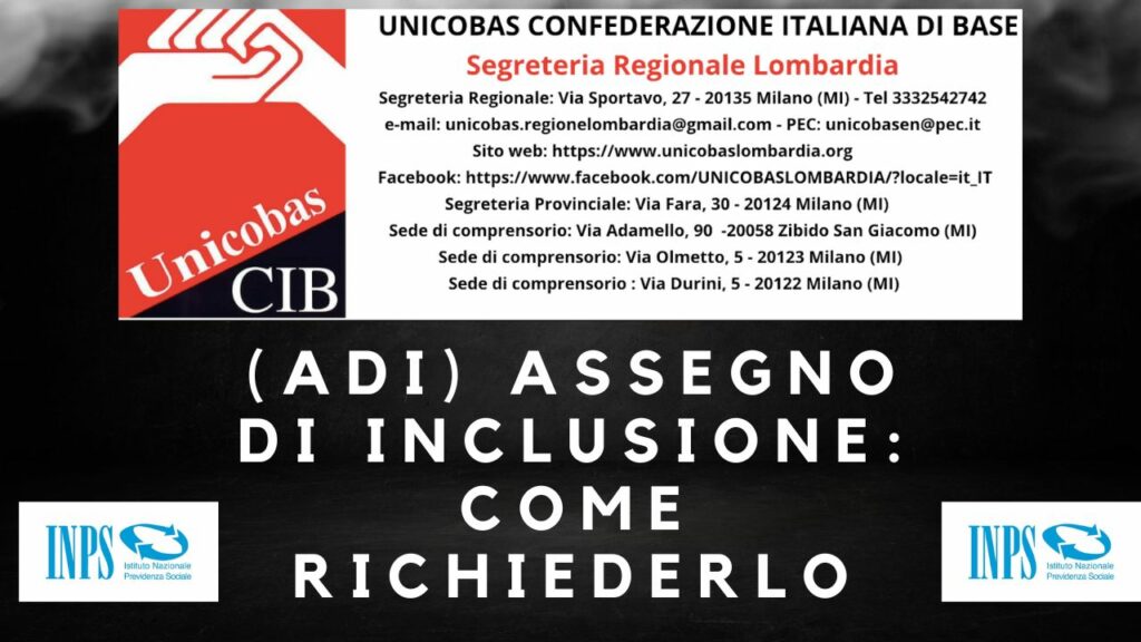 (ADI) Assegno di Inclusione come richiederlo