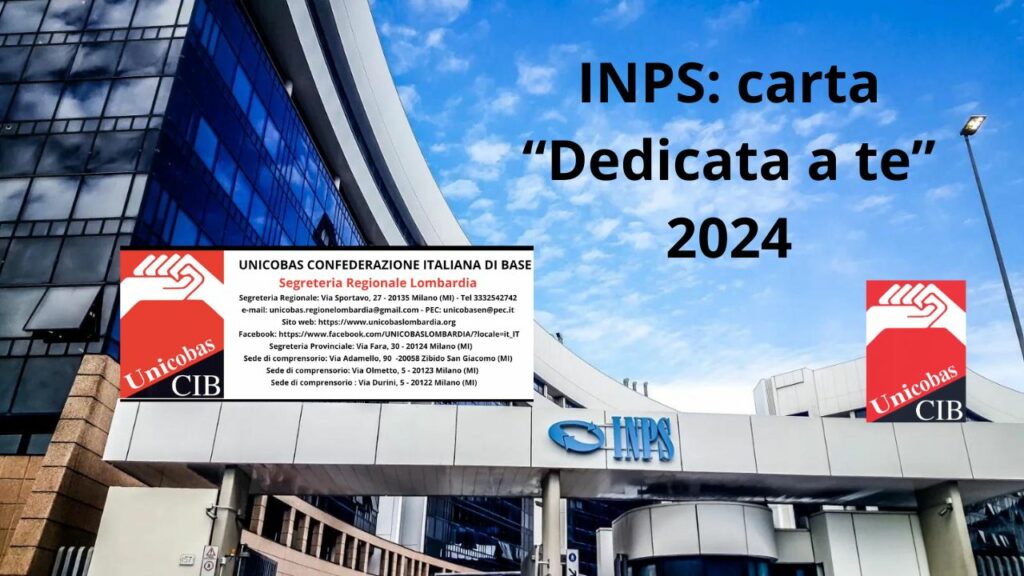 INPS carta “Dedicata a te” 2024