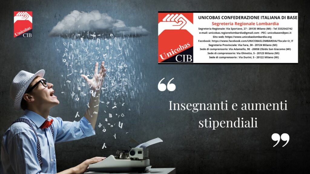 Insegnanti e aumenti stipendiali