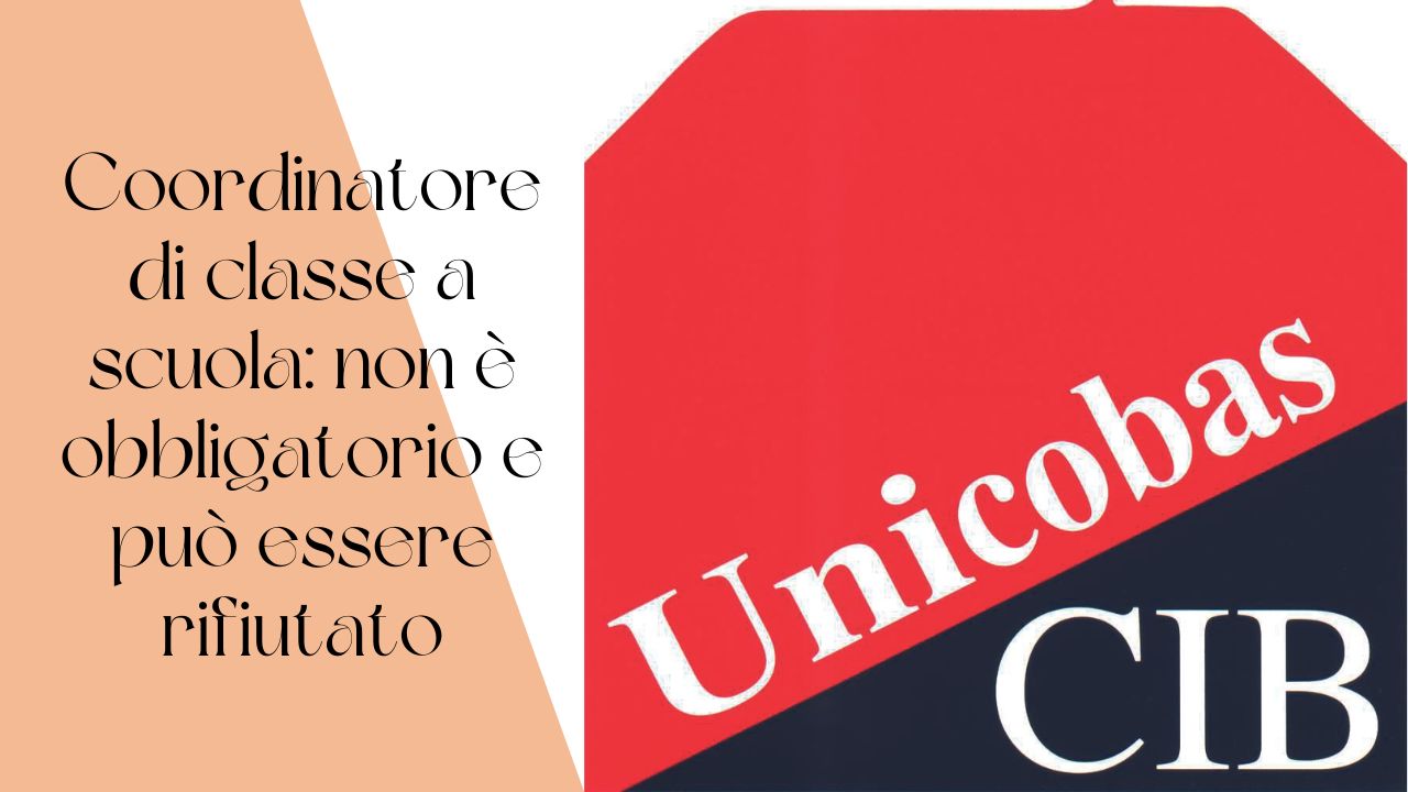 Coordinatore di classe a scuolanon è obbligatorio e può essere rifiutato