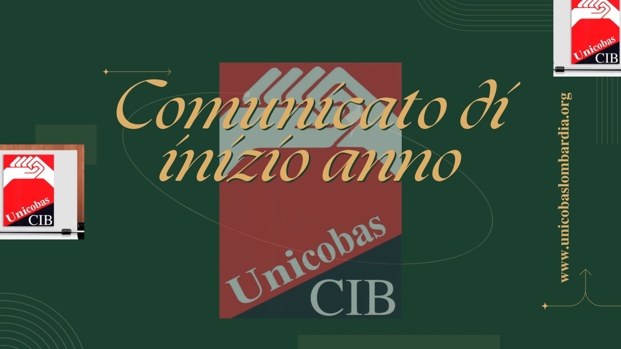 Comunicato di inizio anno Unicobas