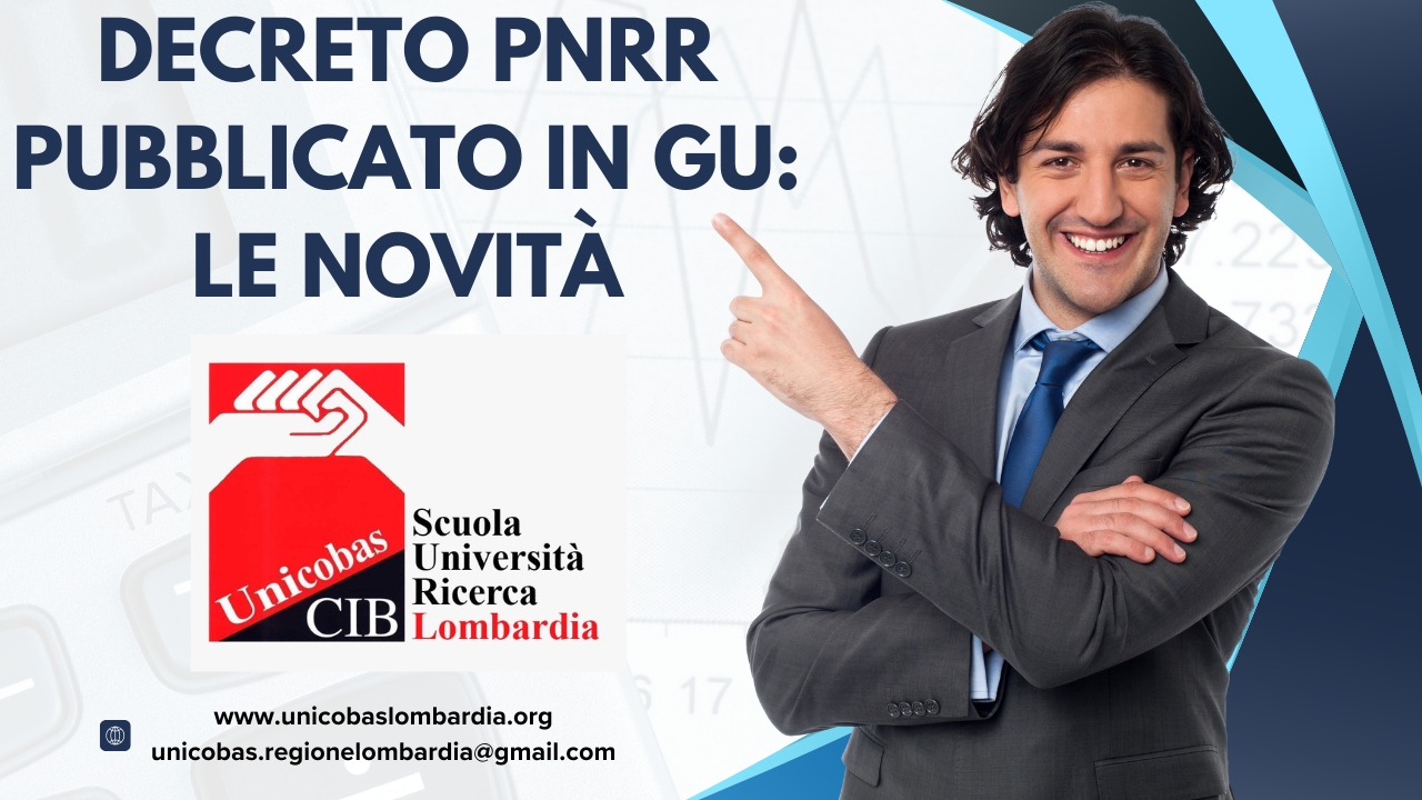 Decreto PNRR pubblicato in GU le novità