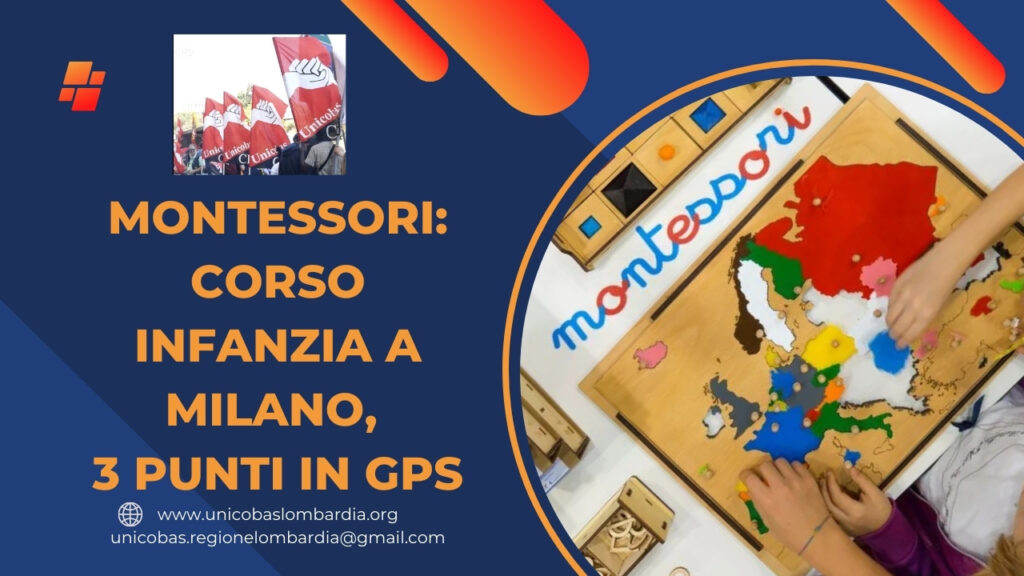 Montessori corso infanzia a Milano, 3 punti in GPS