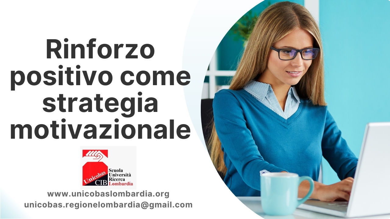 Rinforzo positivo come strategia motivazionale