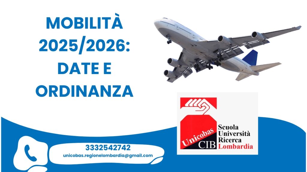 Mobilità 2025 2026 date e ordinanza